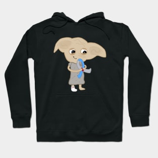 Cute Elf with Diabetes Awareness Ribbon Hoodie